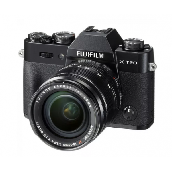 Фотоаппарат Fujifilm X-T20 Kit XF 18-55mm F2.8-4 R LM OIS, чёрный