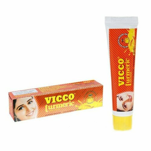 TURMERIC Cream Vicco (Викко Турмерик крем с куркумой и маслом сандала), 15 г.