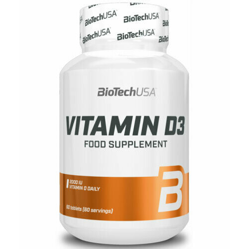 BioTech Vitamin D3 50 mcg 60 tabs