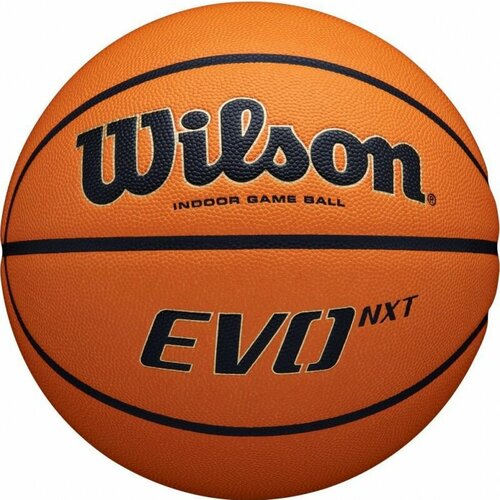 Мяч баскетбольный WILSON Evo Nxt, арт. WTB0965XB, р.7, микрофибра, бутиловая камера, коричневый