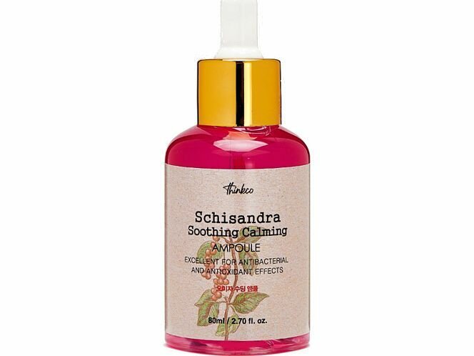 Сыворотка для лица с экстрактом лимонника thinkco Schizandra Soothing Calming Ampoule