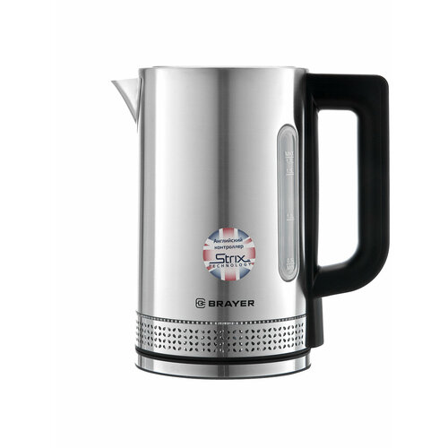 Чайник электрический 17Л 2000ВТ диск контроллер STRIX поддерж темп подсветка нерж сталь BRAYER 620500₽