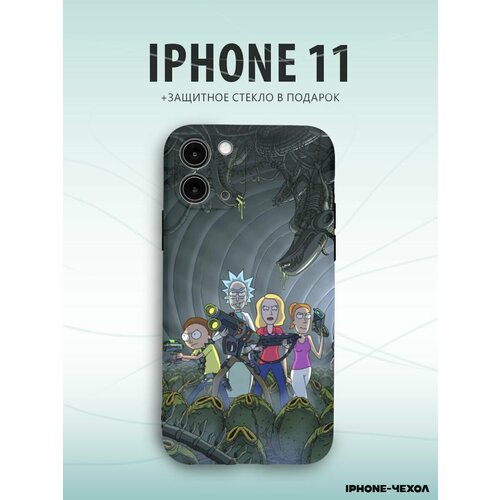 Чехол Iphone 11 рик и морти чехол iphone 11 pro max с рисунком рик и морти телепорт