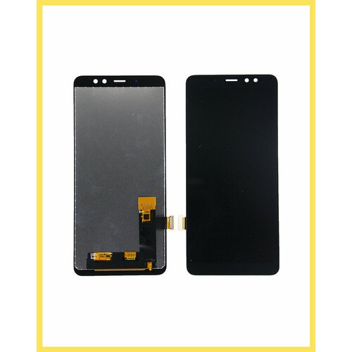 Дисплей (экран) для Samsung Galaxy A8 Plus 2018 A730F в сборе с тачскрином Черный - (In-Cell)