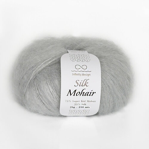 Infinity Design Silk Mohair (1022 Cloud Gray)