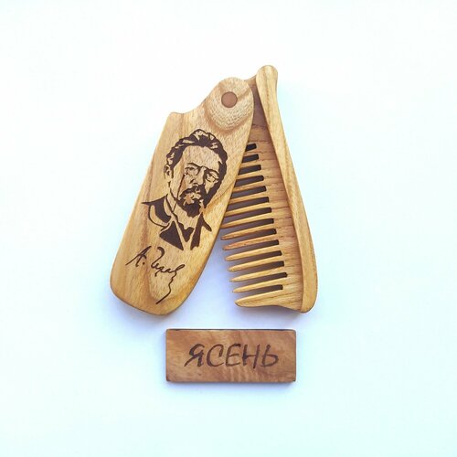 Расческа складная из ясеня 