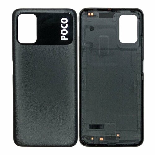 Задняя крышка terra-gsm для Xiaomi POCO M3, чёрный, совместимость, защита