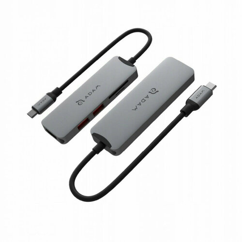 USB-хаб ADAM elements CASA Hub A05 5-in-1 серый AAPADHUBA05GY 5372₽