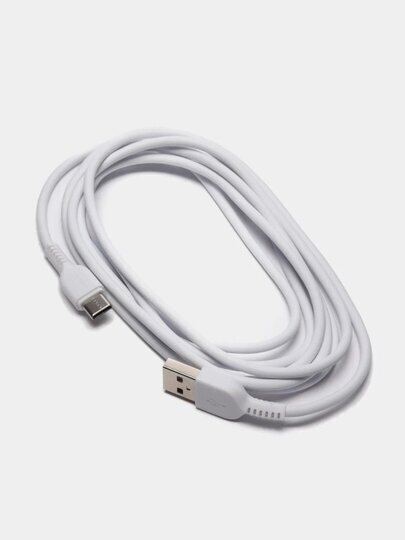 USB Кабель Type-C, HOCO, X20, 2M, белый — фото 1