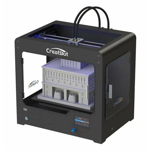 3D принтер CreatBot DE, объем сборки 400 х 300 х 300 мм, размер 590 х 430 х 560 мм, черный серый, черный