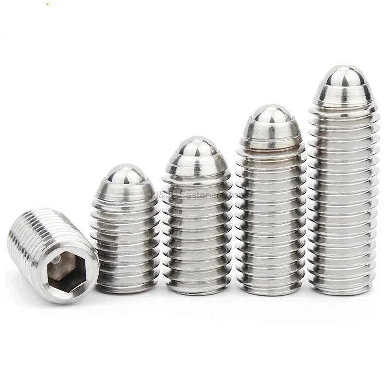 Набор винтов NoEnName_Null шестигранные с пружинным шариком М2.5-М12, 304 stainless steel, M8(5PCS), 16mm