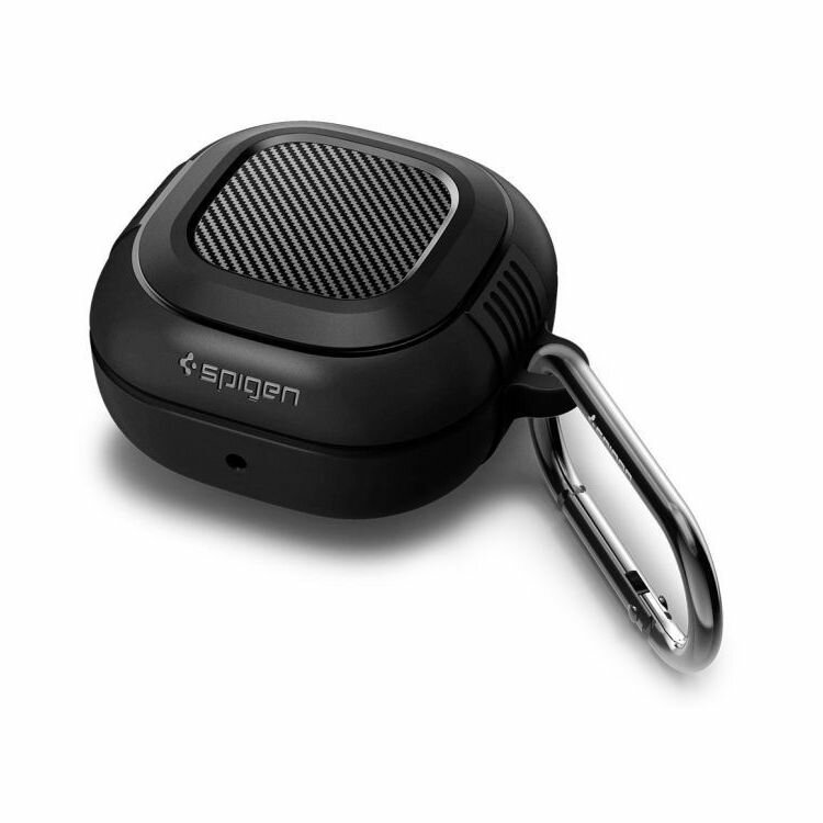 Чехол Spigen Rugged Armor для Galaxy Buds Live/FE/Pro 2 черный — фото 1