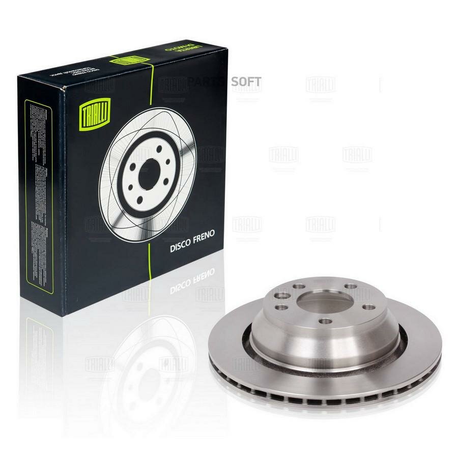 TRIALLI DF-185105 Диск торм. для а/м VW Transporter T5 (03-) зад. d=314 thk=22 PCD-5/120 (DF 185105) ()