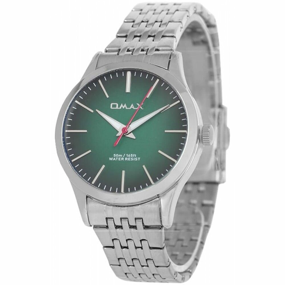 Наручные часы OMAX, серебряный, зеленый