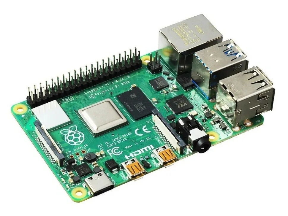 Микрокомпьютер Raspberry Pi 4 model B 4Gb
