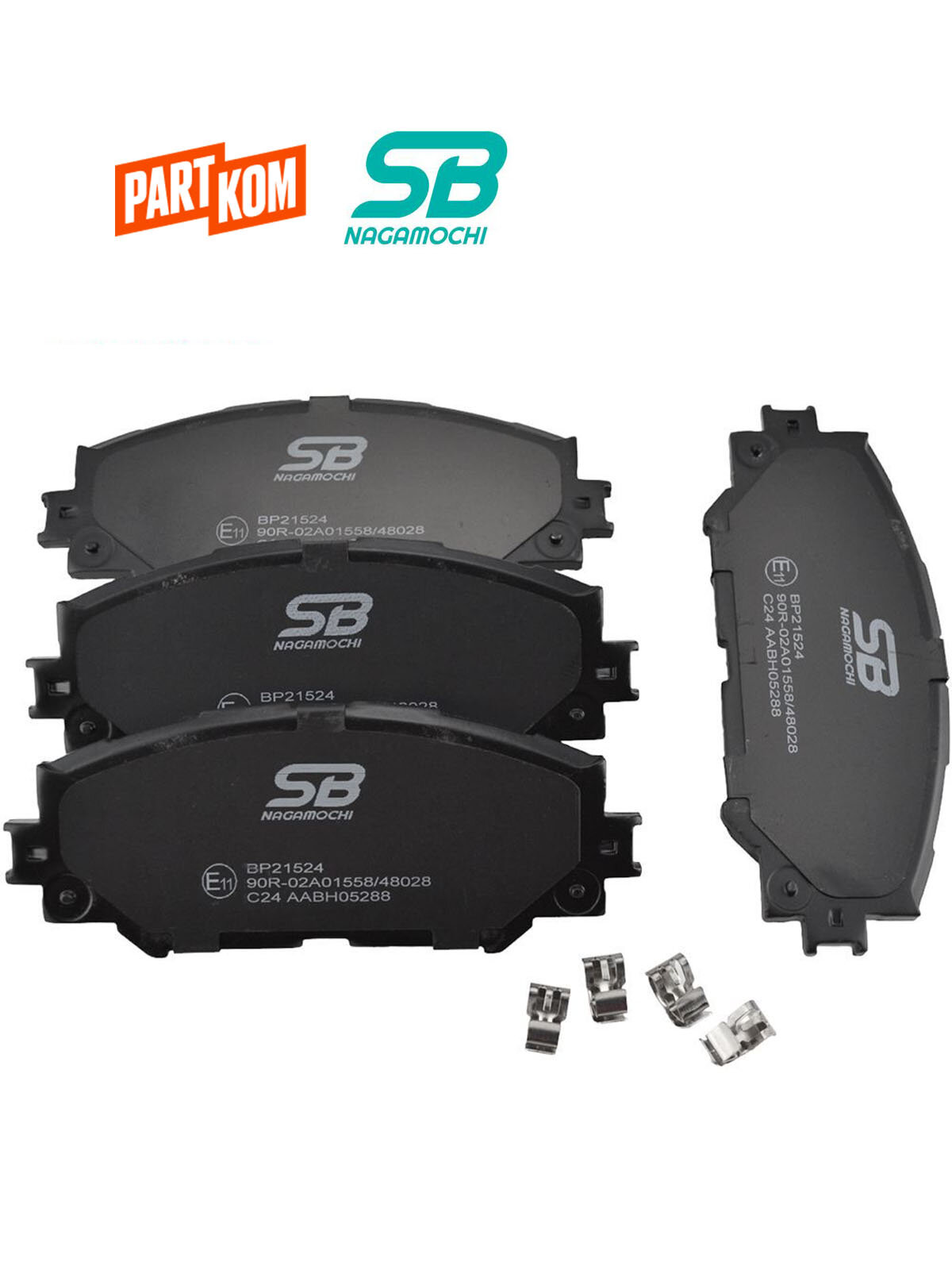 Тормозные колодки передние SB NAGAMOCHI BP21524 для а/м Toyota Corolla (E140-E150), Auris I