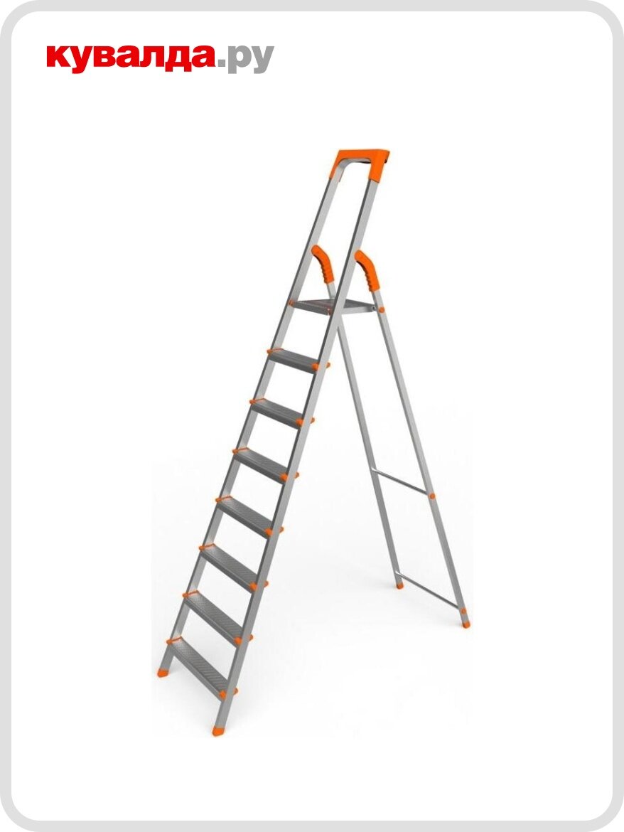 Стремянка стальная Sarayli Европа 8 ступеней