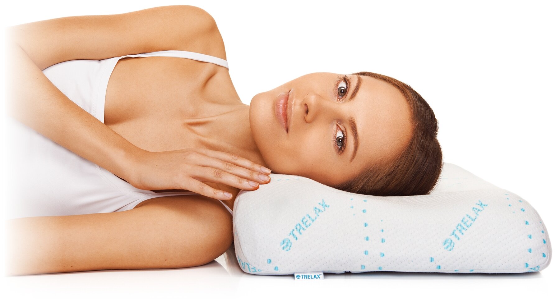 Ортопедическая подушка для сна Trelax Sola П30, с эффектом памяти S - 11 см