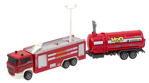 Пожарный автомобиль Motorro Пожарная команда (200696480) 1:55, 29.6 см, красный