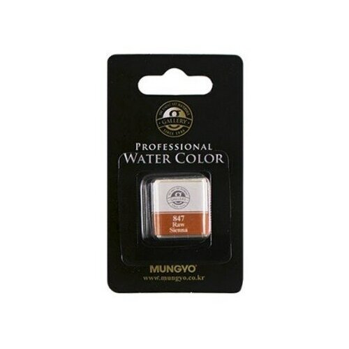 Акварель MUNGYO Акварель профессиональная в малой кювете Mungyo GALLERY, Сиена натуральная