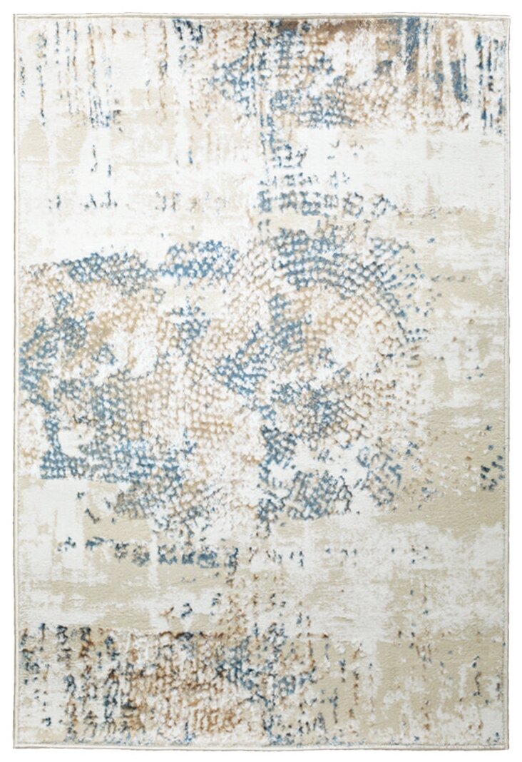 Ковер ворсовый DREAM коричневый с голубым 160x230 арт. УК-1072-07 - фотография № 1