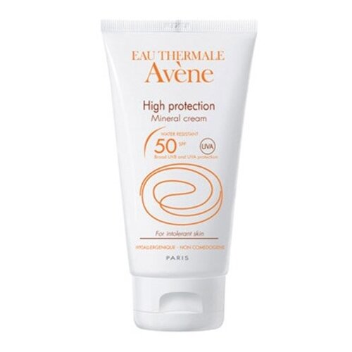 AVENE Солнцезащитное молочко с минеральным экраном SPF 50+, 100 мл