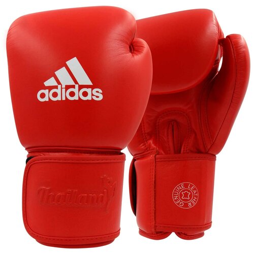 Перчатки боксерские Muay Thai Gloves 200 красно-белые (вес 16 унций)
