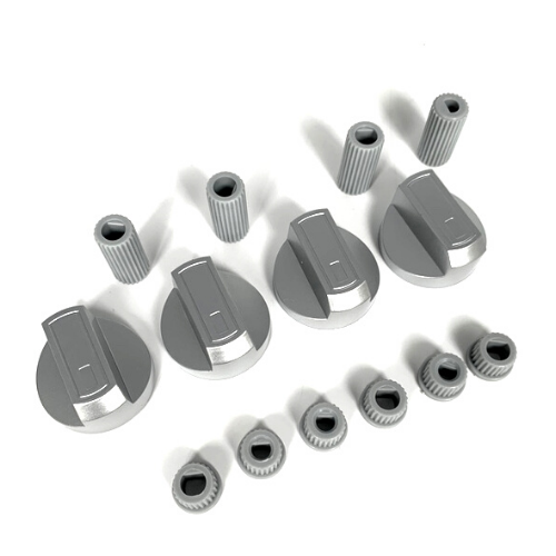 Ручки универсальные серебристые для кухонных плит (4 шт.) WL1030