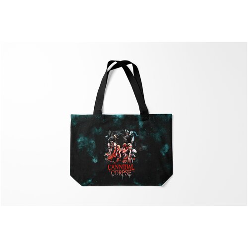 фото Сумка-шоппер / 46х35 см / рок / cannibal corpse burnettie