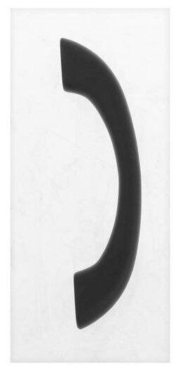 Ручка-скоба тундра РС185, м/о 64 мм, цвет черный - фотография № 4