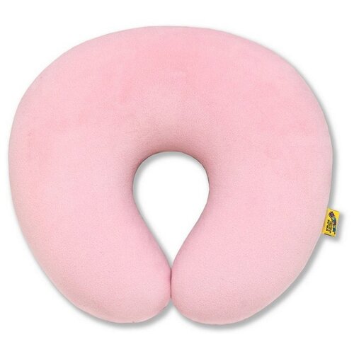 Подушка для шеи Штучки, к которым тянутся ручки Турист велюр, 1 шт., розовый подушка spa tex массажный эффект 50х70 см