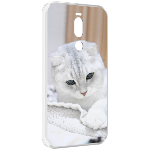 Чехол MyPads кошка чаузи для Meizu X8 задняя-панель-накладка-бампер