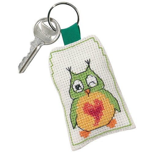 Набор для вышивания Permin 11-4319 Зелёная сова мешочек набор для вышивания зелёная сова
