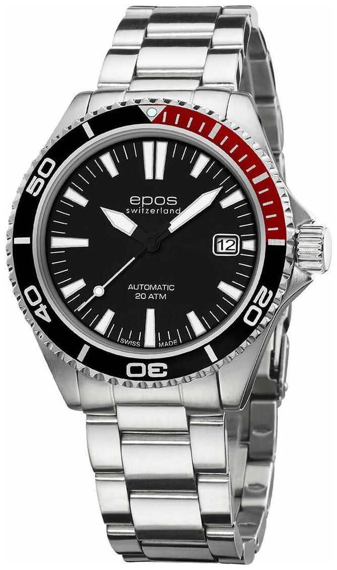 Швейцарские механические наручные часы Epos 3438.131.91.15.30