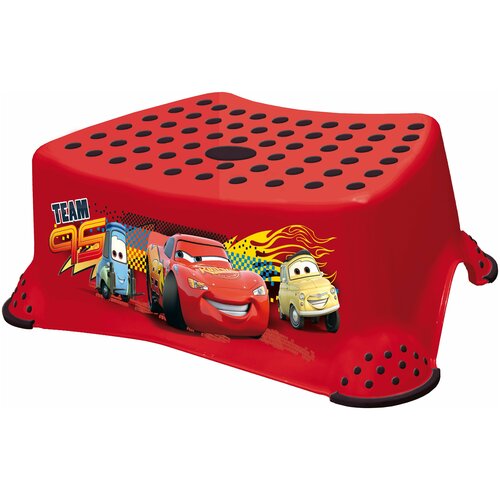 Детский стульчик-подставка KEEEPER Disney Tomek Cars 40x28x14 см Красный