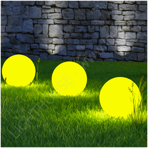 Уличный шар-светильник Moonlight 20 см 220V RGB цветомузыкальный