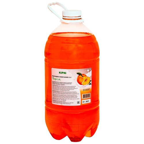 Жидкое мыло 3 в 1 Kipni Персик, 5 л