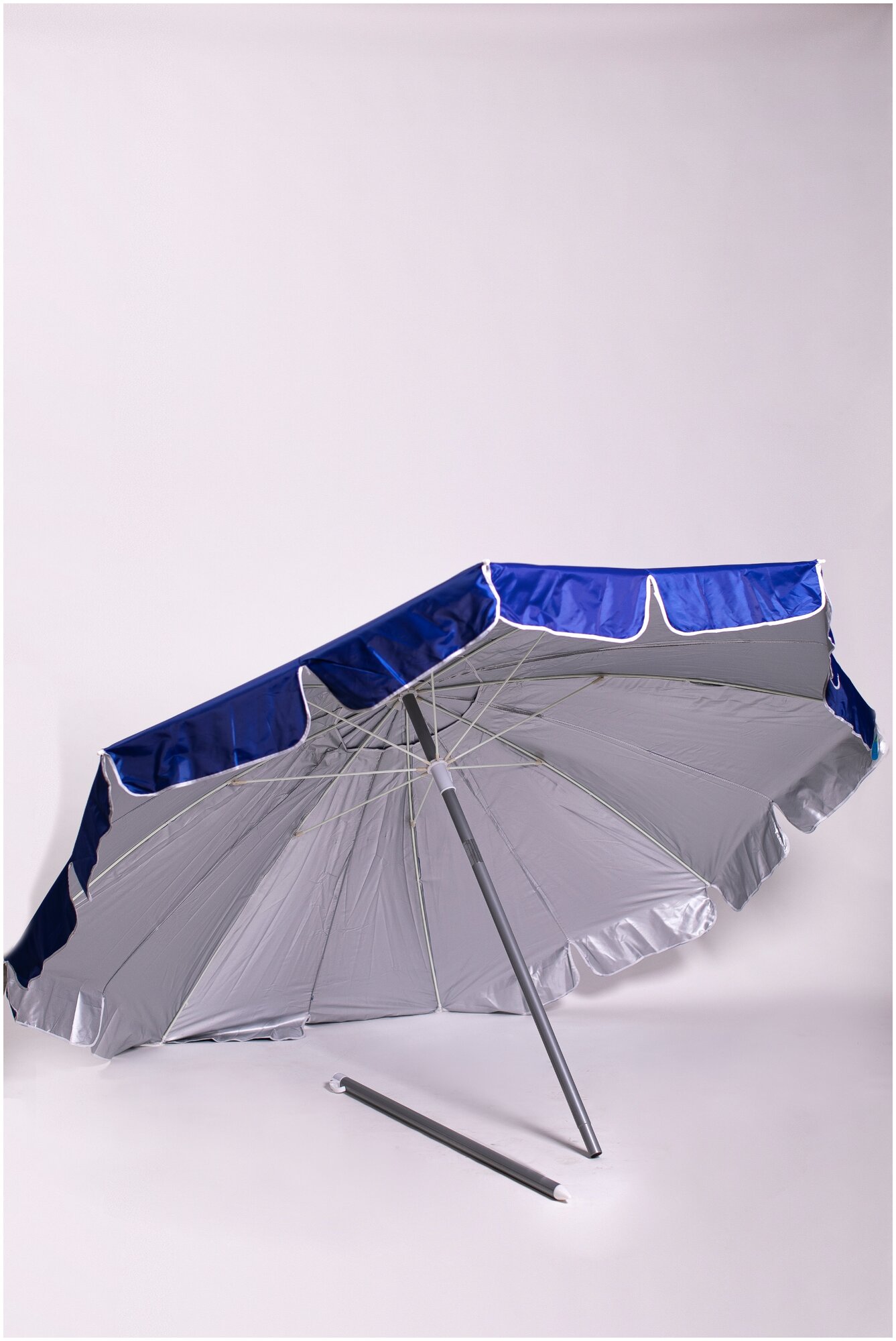 Зонт пляжный, солнцезащитный 2.35 м 8 спиц, . ткань-плащевка, с клапаном, с наклоном. - фотография № 5