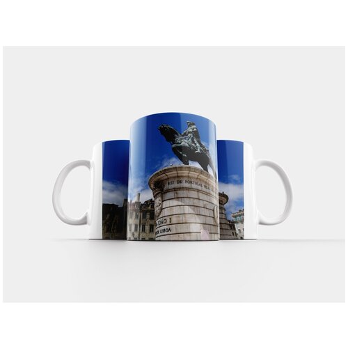 фото Кружка "конный спорт, статуя, городская площадь" 320 мл lotsprints