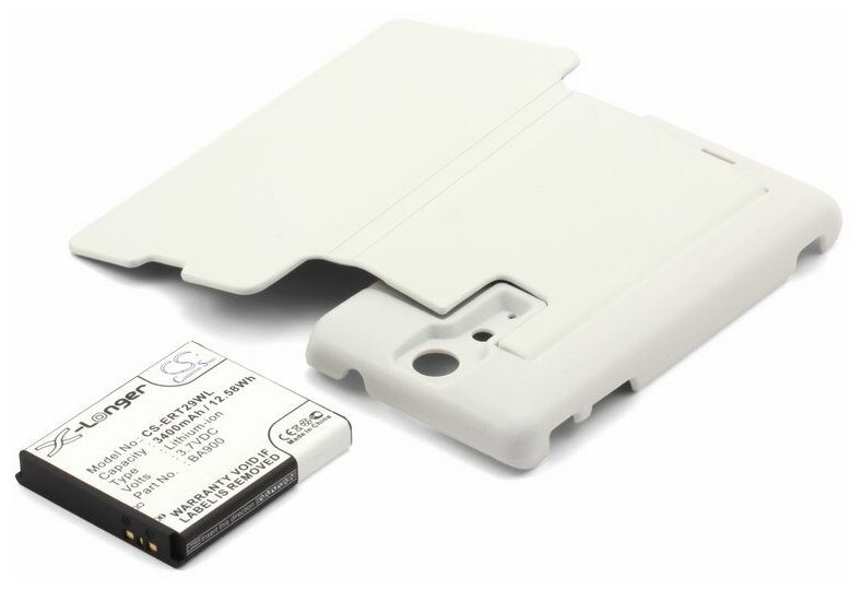 Аккумуляторная батарея усиленная для телефона Sony Xperia TX (белый)