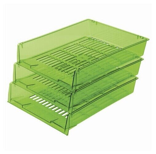 фото Набор лотков горизонтальных для бумаги BRAUBERG Office тонированных 237255/237256/237257/237258/237259/237260/237261