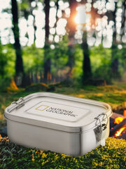 Ланчбокс из нержавеющей стали 16 x 12 х 5,5 см Stainless Steel Lunchbox National Geographic