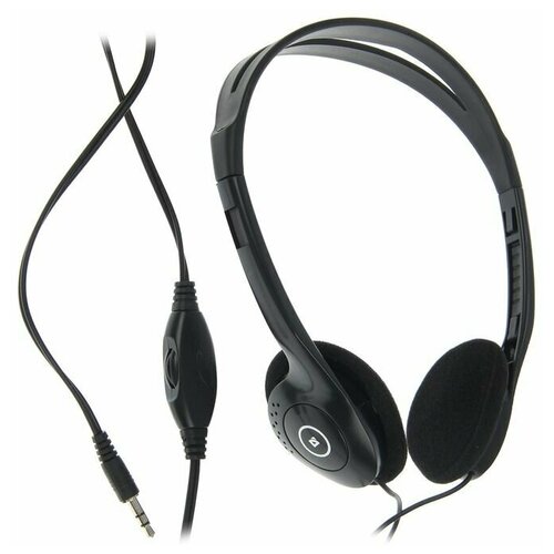 Наушники Defender Aura 101 накладные 85 дБ 32 Ом 35 мм 18 м черный 79600₽