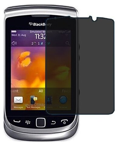 BlackBerry Torch 9810 защитный экран пленка гидрогель конфиденциальность (силикон) Одна штука