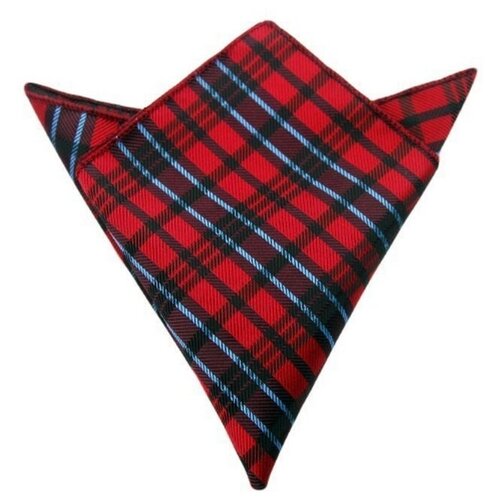 фото Нагрудный платок паше красный в шотландскую клетку 2beman