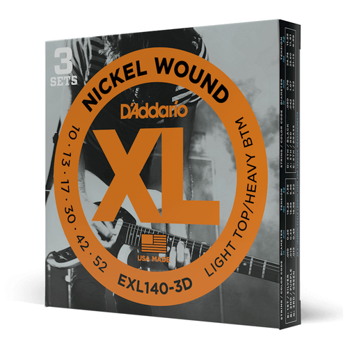 фото D addario exl140 3d струны для электрогитары d'addario