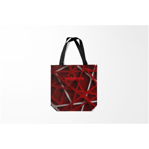 фото Сумка-шоппер / 40х40 см / геймерам / wolfenstein burnettie