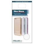 Чехол iBox для APPLE iPhone 8 / 7 Blaze Silicone Gold Frame - изображение