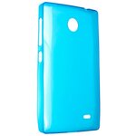 Чехол силиконовый для Nokia X Dual Sim TPU 0.5 mm (Голубой) - изображение