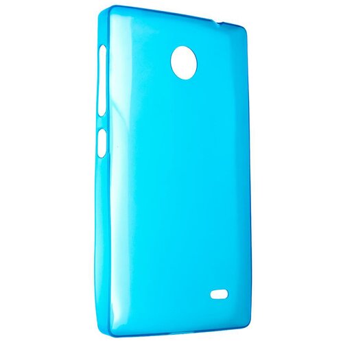 Чехол силиконовый для Nokia X Dual Sim TPU 0.5 mm (Голубой)